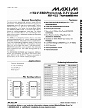DataSheet MAX3030E­ pdf